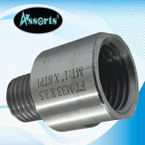 Assorts Headstock Spindle Adapter Alloy Steel (FT) M33x3.5 TPI (MT) 1 Inch x8 TPI Thread Size