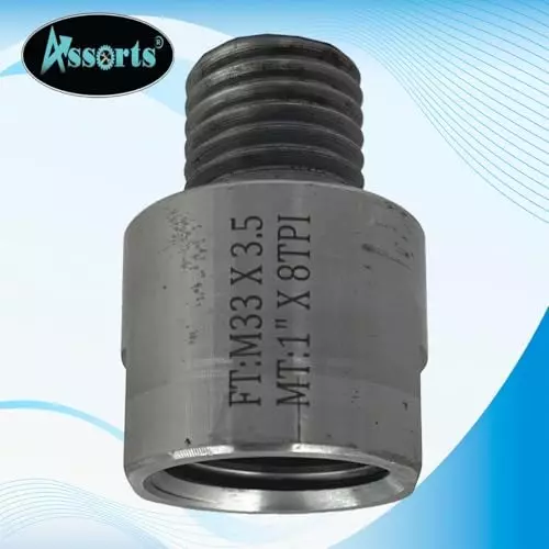 Assorts Headstock Spindle Adapter Alloy Steel (FT) M33x3.5 TPI (MT) 1 Inch x8 TPI Thread Size