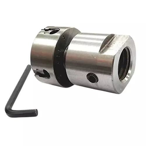MachEl Lathe Spindle Adapter with 50 mm 4-Jaw Chuck