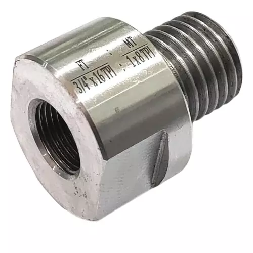 Assorts Headstock Spindle Adapter Alloy Steel (FT) 3/4 Inch x16 TPI (MT) 1 Inch x8 TPI Thread Size