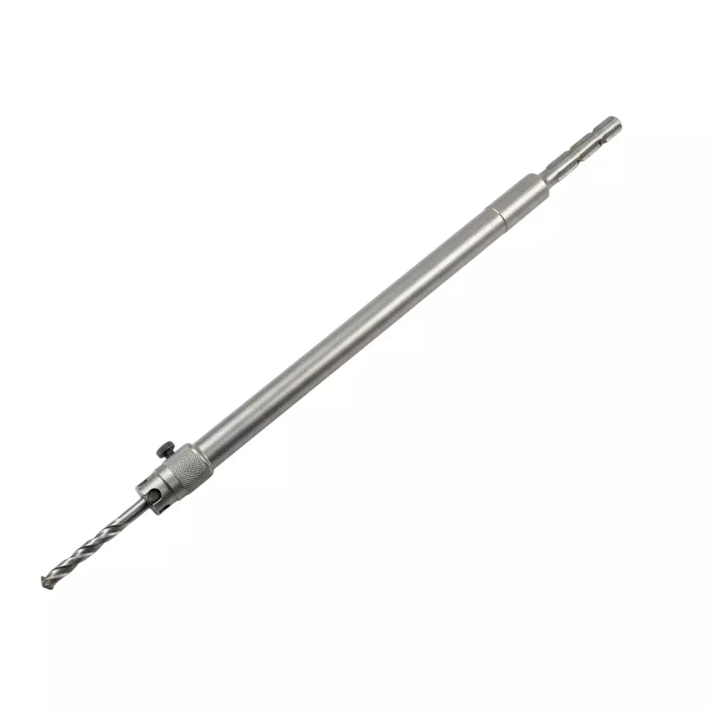 Yuri SDS Plus Connecting Rod Size 350 mm Silver Color for Hole Saws, Core Bits, Auger Bits