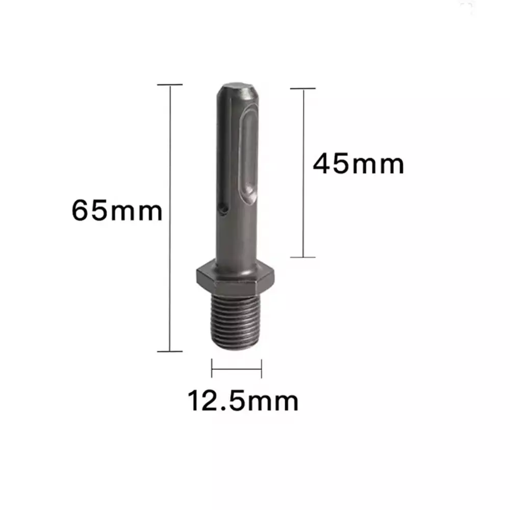 DY TOOLS M22 Core Bit Arbor Adapter Set High Carbon Steel for Electric Hammer & Compact Drill, Silver