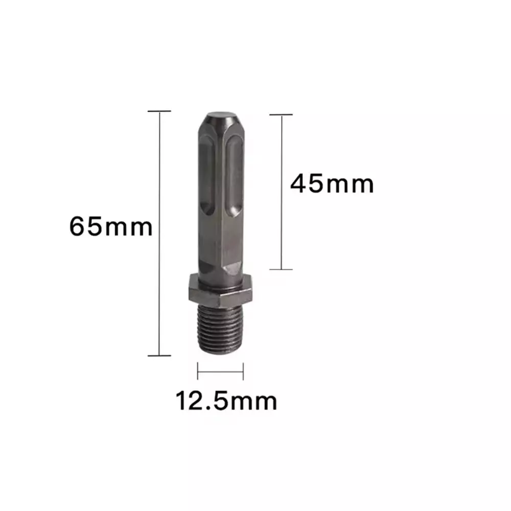 DY TOOLS M22 Core Bit Arbor Adapter Set High Carbon Steel for Electric Hammer & Compact Drill, Silver