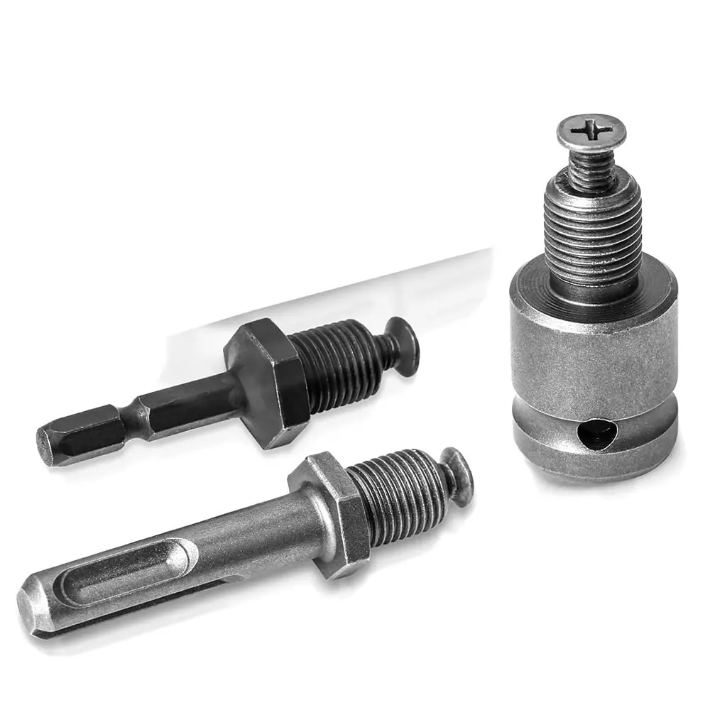 dy-tools-4pcs-12-20-unf-mount-thread-drill-chuck-shank-adapter-set-sds-plus-shank-for-rotary-hammer-drill-14-hex-shank-for-impact-driver-12-drive-female-adapter
