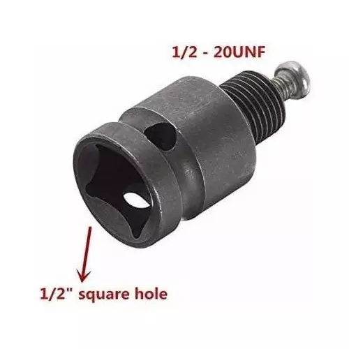 generic-1pcs-12-inch-drill-chuck-adapter-for-impact-wrench-conversion-12-20unf-quick-change-power-tool