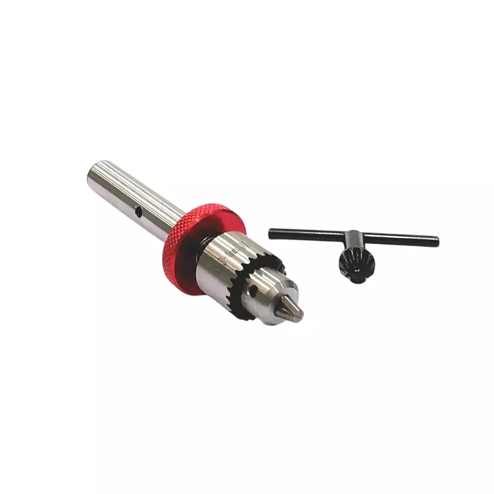 Assorts Mini Quill Drill Chuck Adapter Alloy Steel JT0 12.7 mm Straight Shank for Fine Drilling on Mill and Lathesee