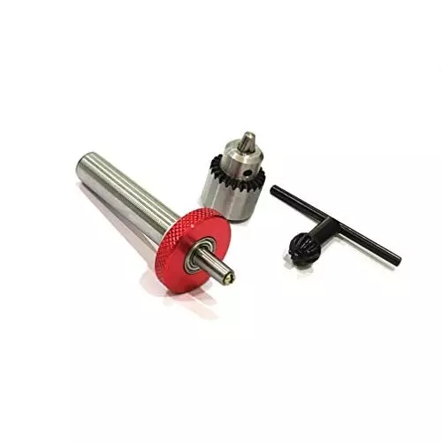 Assorts Mini Quill Drill Chuck Adapter Alloy Steel JT0 12.7 mm Straight Shank for Fine Drilling on Mill and Lathesee