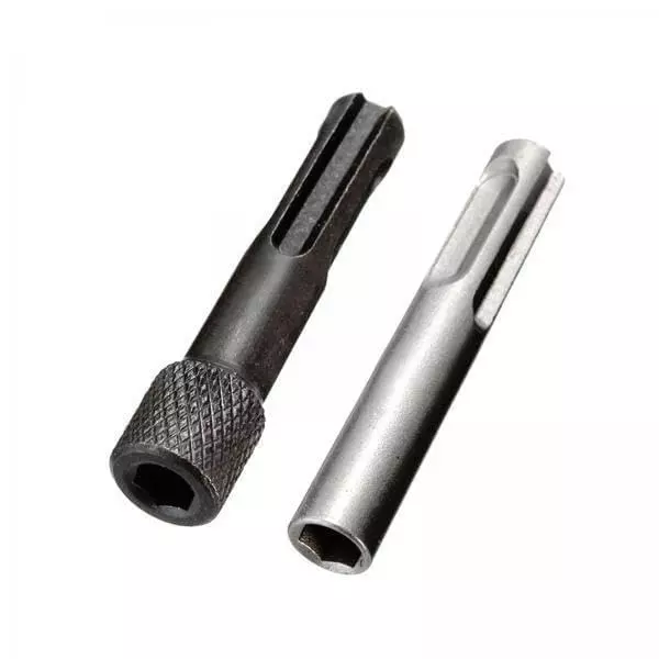 DY TOOLS Screwdriver Drill Bit Adaptor Carbon Steel Hex Shank 6.35 mm (Pack of 2)