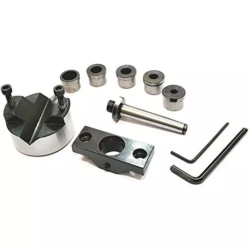 A.D INTERNATIONAL V-Boring Adapter with MT2 Shank for Round Bar Drilling on Lathe Machine, 1S-FUBN-0YPC
