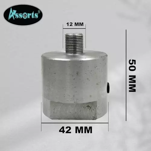 Assorts Lathe Spindle Adapter Alloy Steel M12x1 Thread 25 mm 8 TPI