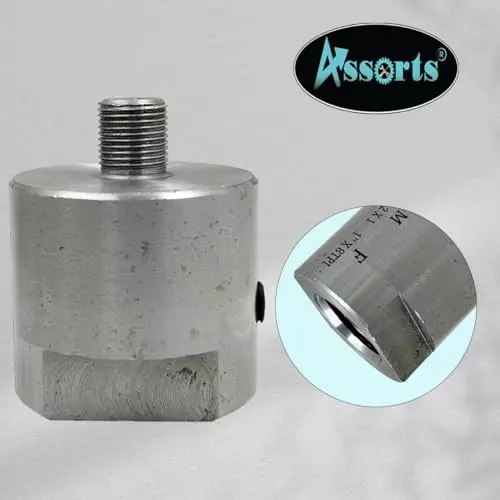 Assorts Lathe Spindle Adapter Alloy Steel M12x1 Thread 25 mm 8 TPI