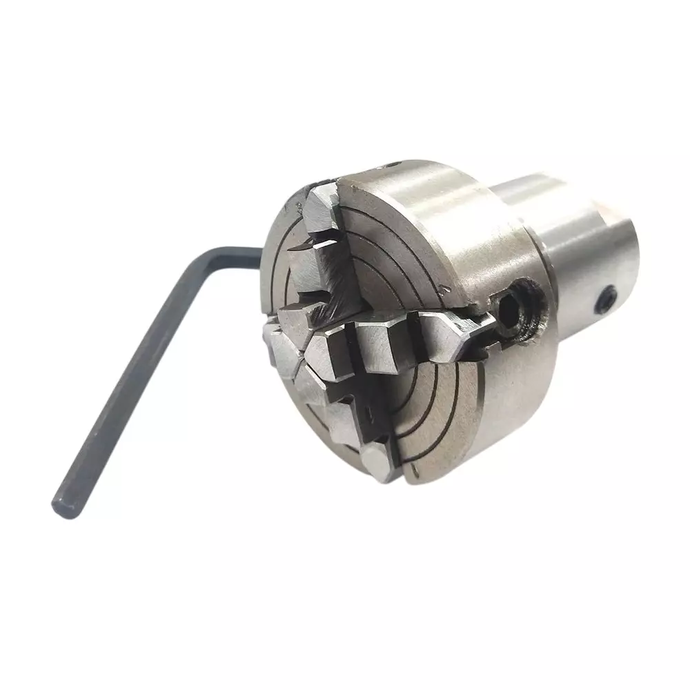 Assorts Lathe Spindle Adapter Alloy Steel M14x1 Thread 50 mm 4 Jaws 25 mm 8 TPI Independent Chuck
