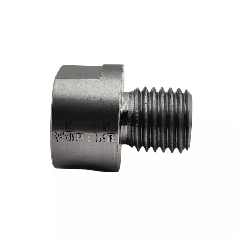 Assorts Headstock Spindle Adapter Alloy Steel 3/4 Inch x16 to MT 1 Inch x8 TPI