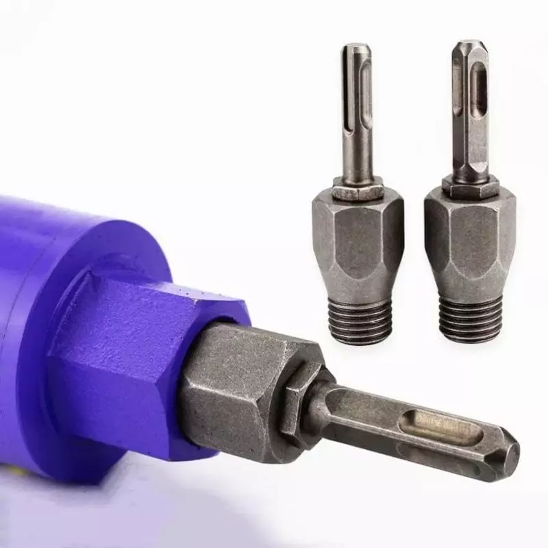 DY TOOLS Core Bit Adapter Set Alloy Steel 1+2 Round Shank
