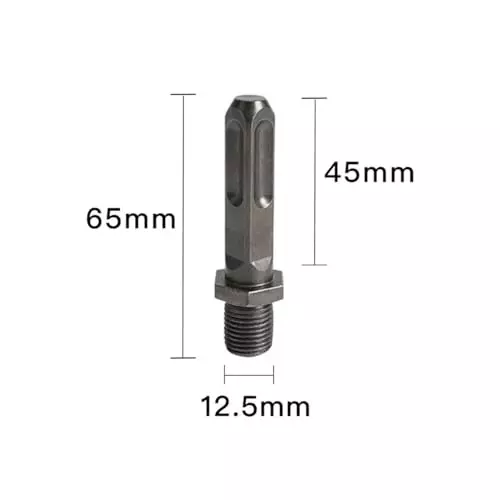 DY TOOLS Core Bit Adapter Set Alloy Steel 1+2 Round Shank