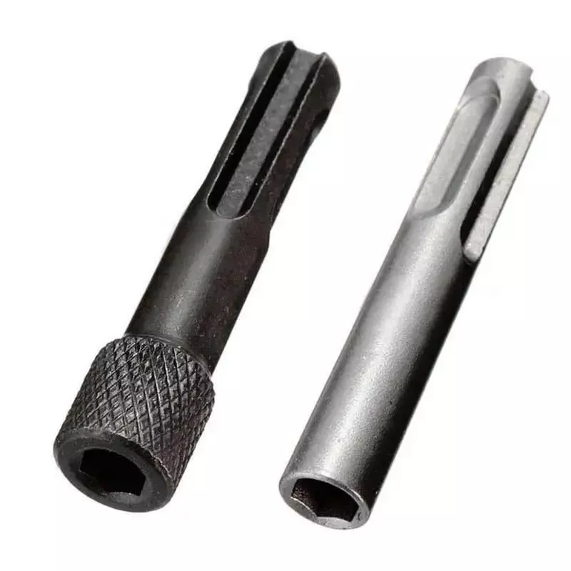 DY TOOLS Screwdriver Drill Bit Adaptor Chrome Venadium Steel Hex Shank 6.35 mm (Pack of 2)