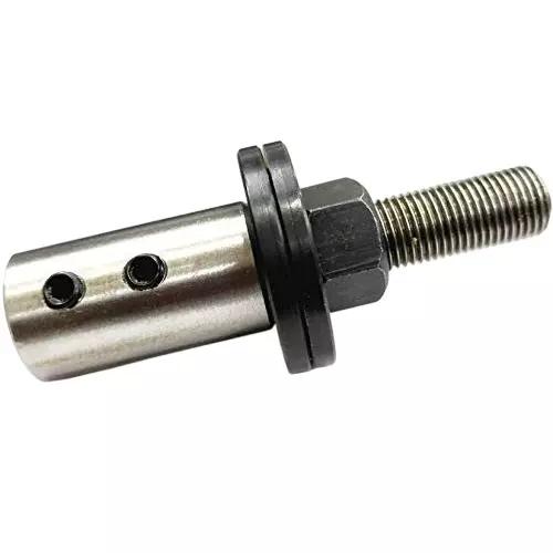 A.D INTERNATIONAL Lathe Spindle Adapter with 1/2 inch (12.7 mm) Plain Bore for Mounting Polishing or Buffing Wheels On Lathe, WD-QXFL-VZ9J