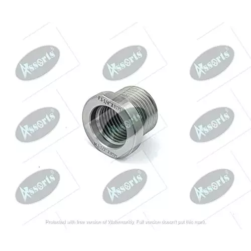 Assorts Headstock Spindle Adapter Alloy Steel Male Thread 1-1/2 Inch x8 TPI to Female Thread 1-1/4 Inch x8 TPI