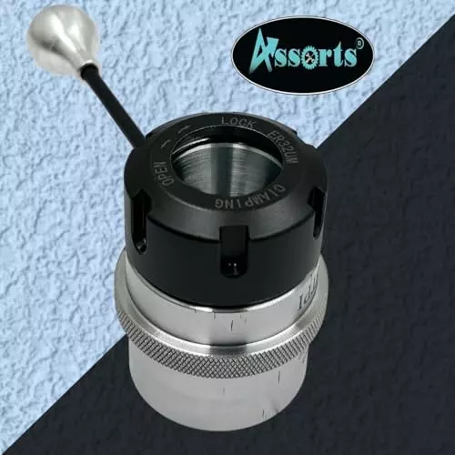 Assorts Collet Chuck Adapter Alloy Steel ER-32 38.1 mm (1-1/2 Inch) x 8 TPI for Boxford Lathes