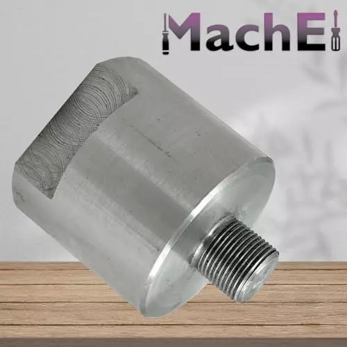 MachEl Spindle Adapter for Lathe 1 inch 2.54 mm) x 8 TPI and M14 x 1 Threaded Chuck