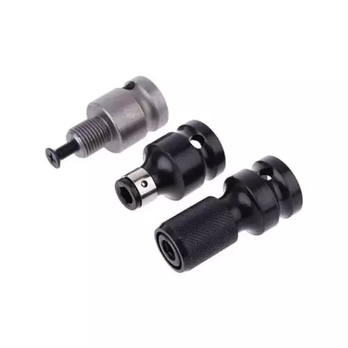 generic-3pcs-drill-chuck-adaptor-with-screw-12-square-to-14-hex-socket-adapter-converter-for-impact-wrench-hand-tools