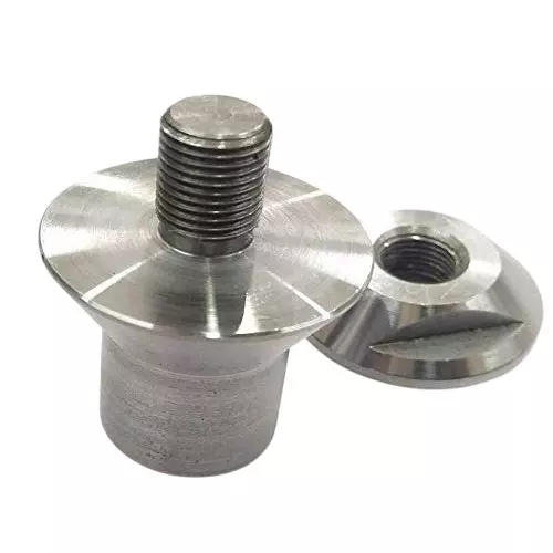 A.D INTERNATIONAL Lathe Spindle Adapter with 5/8 inch (15.88 mm) Spindle Size for Mounting Polishing, Buffing Wheels On Lathe, VD-EPMI-CAB6