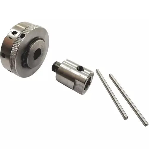 A.D INTERNATIONAL Lathe Spindle Adapter for Fitting 5/8 inch (15.8 mm) Spindle to 70 mm 4 Jaw Independent Chuck M12 x 1 Thread, T9-ZNW3-XXE2