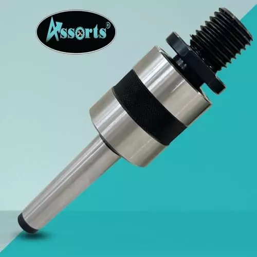 Assorts Live Tailstock Chuck Adapter Alloy Steel MT2 Morse Taper 1 Inch x 8 TPI Thread for Wood Lathe