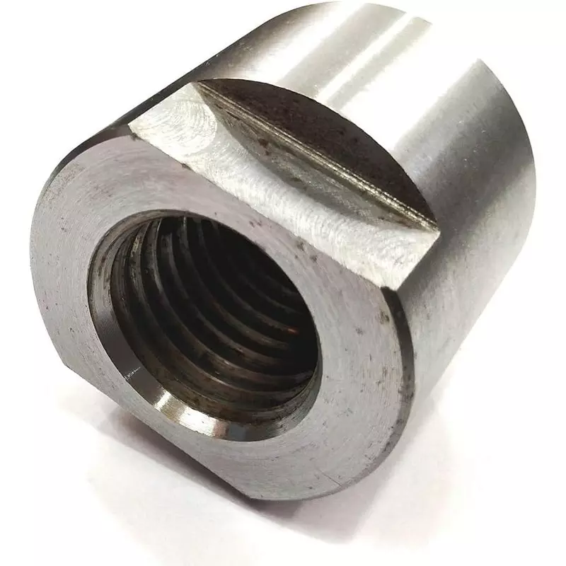 MachEl Spindle Adapter 1 inch (2.54 mm) x 8 TPI to M14 x 1 with 70 mm 4-Jaw Lathe Chuck