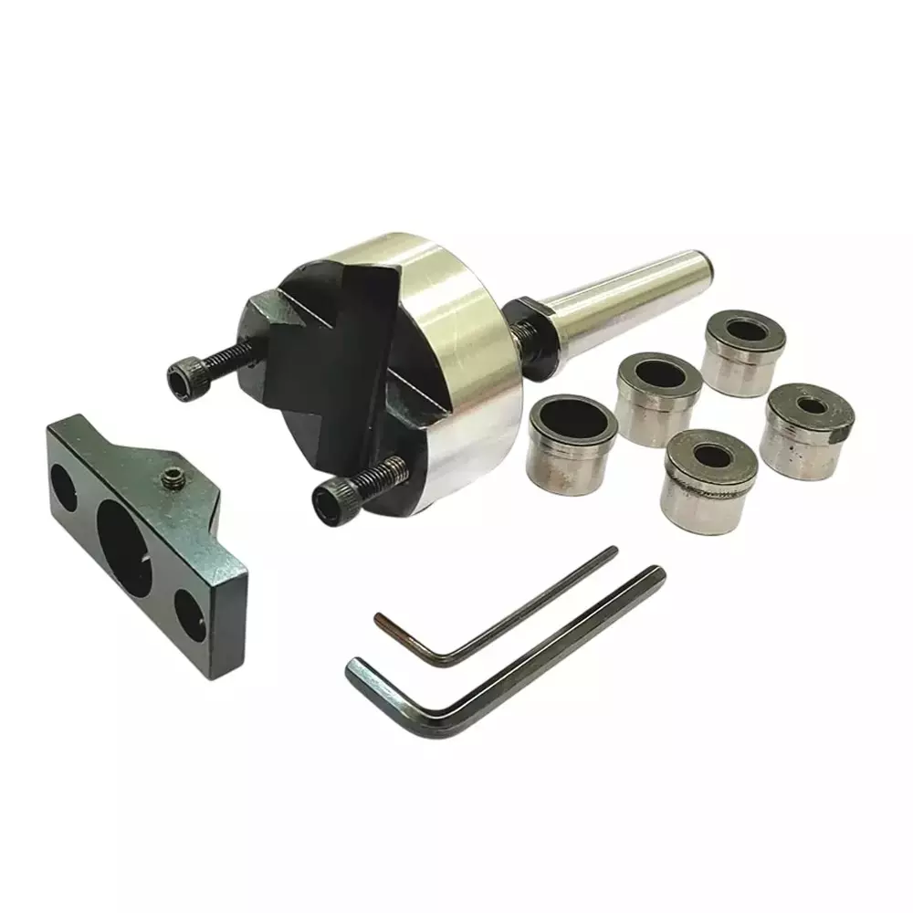 Buyohlic International V-Boring Adapter with MT2 Shank for Round Bar Drilling on Lathe Machine, 1S-FUBN-0YPC