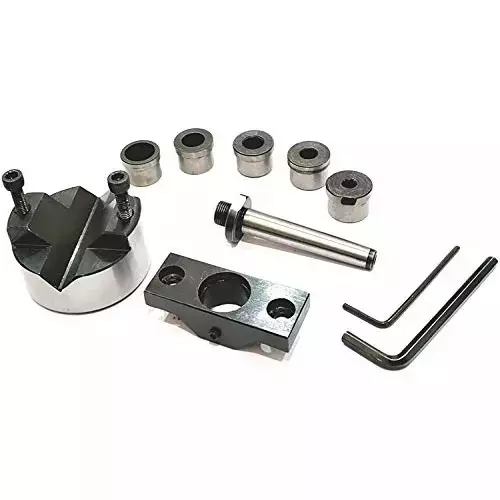 Buyohlic International V-Boring Adapter with MT2 Shank for Round Bar Drilling on Lathe Machine, 1S-FUBN-0YPC