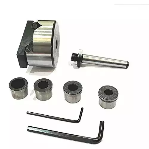 Buyohlic International V-Boring Adapter with MT2 Shank for Round Bar Drilling on Lathe Machine, 1S-FUBN-0YPC