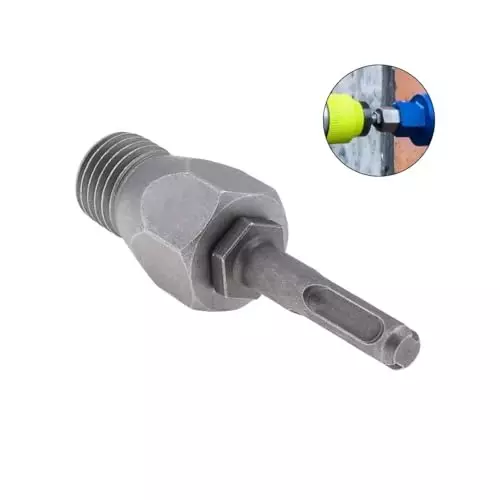 DY TOOLS Core Bit Adapter Set Alloy Steel Round Shank 22 mm to SDS Plus