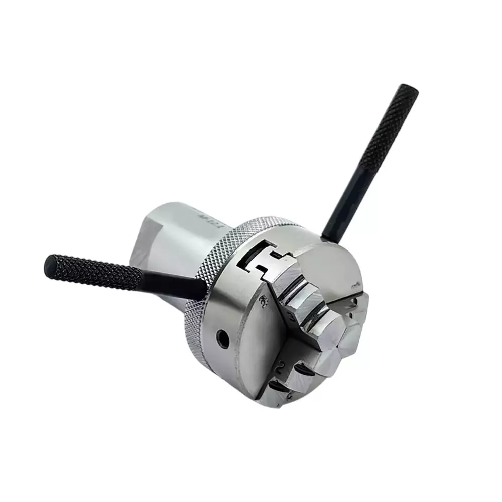 Buyohlic International Lathe Spindle Adapter for Fitting 5/8 inch (15.8 mm) Spindle to 65 mm 3 Jaw Self Centering Chuck M14 x 1 Thread, 6T-HLLW-3NT3