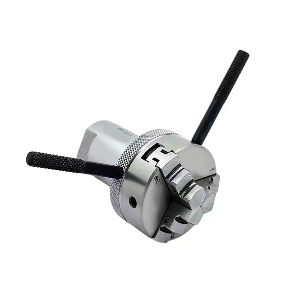 Buyohlic International Lathe Spindle Adapter for Fitting 5/8 inch (15.8 mm) Spindle to 70 mm 4 Jaw Independent Chuck M12 x 1 Thread, T9-ZNW3-XXE2