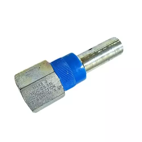 Japsin Instrumentation Carbon Steel Thermowell Adaptor Gauge 12.7 mm BSP (M) x 12.7 mm BSP (F) Connection Size for Oil & gas