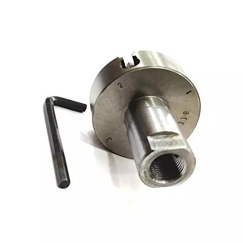 Assorts Lathe Spindle Adapter Alloy Steel M14x1 Thread 70 mm 4 Jaws 19.05 mm 16 TPI Independent Chuck