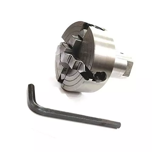 Assorts Lathe Spindle Adapter Alloy Steel M14x1 Thread 70 mm 4 Jaws 19.05 mm 16 TPI Independent Chuck