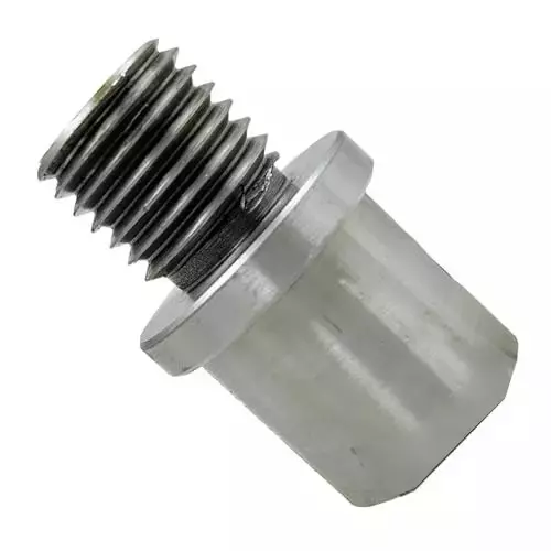 MachEl Shopsmith Mark V Lathe Spindle Adapter – 5/8 inch (1.58 mm) to 1 inch (2.54 mm) x 8 TPI Chuck, Silver