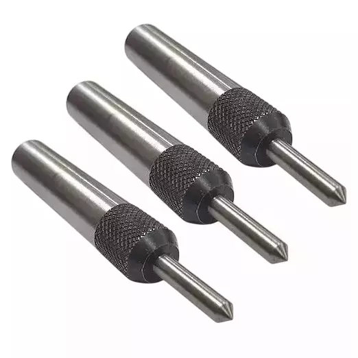 Buyohlic International Spring Center Knurl Tap Guide Tool 1/2 inch (12.7 mm) Shank Diameter for Threading Operations On Lathe, Mill, And Jig Bore Machines, 9P-KN67-5796 (Pack of 3)