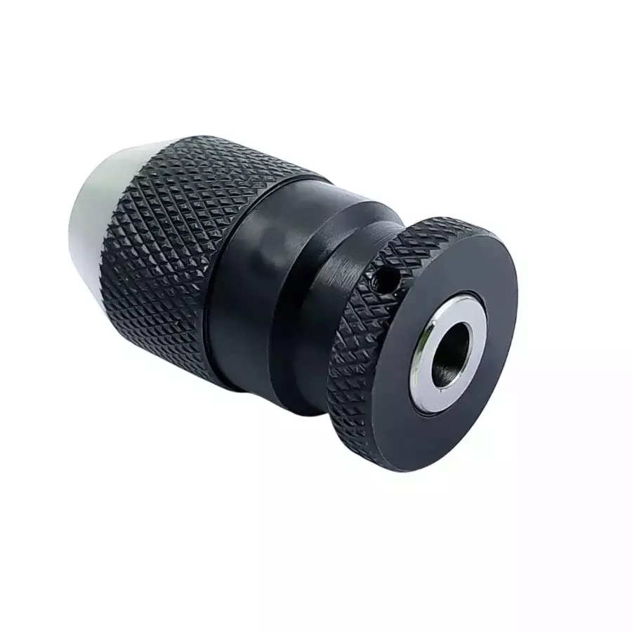 Buyohlic International Micro Fine Drill Adaptor Miniature Quill Only Keyless Drill Chuck 0-3 mm Alloy Steel Body, 10-DC-902