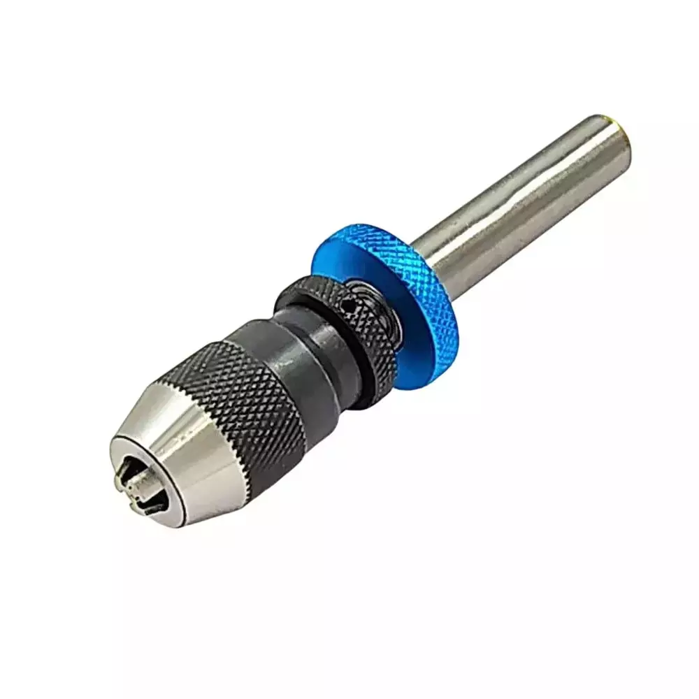 Buyohlic International Micro Fine Drill Adaptor Miniature Quill Keyless Drill Chuck with Adaptor Alloy Steel Body, 2I-WGNP-0OBG