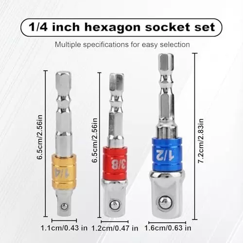 generic-3pcs-impact-grade-socket-adapter-set-14-38-12-impact-driver-socket-adapter-hex-shank-drill-bit-adapters-for-cordless-drill-screwdriver-power-drills