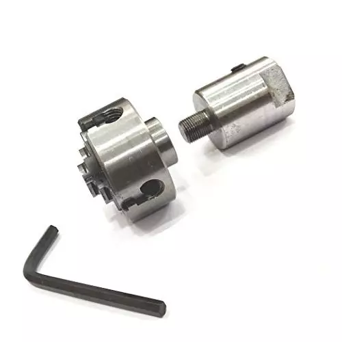 Assorts Spindle Adaptor Set Alloy Steel 50 mm 4 Jaws Independent Chuck