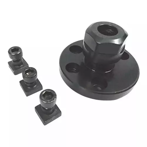 Buyohlic International ER Collet Adaptor with Fixing T Nuts ER16 Size and 1/2-20 UNC Thread for Milling Machine, 5M-8YNS-CN8F