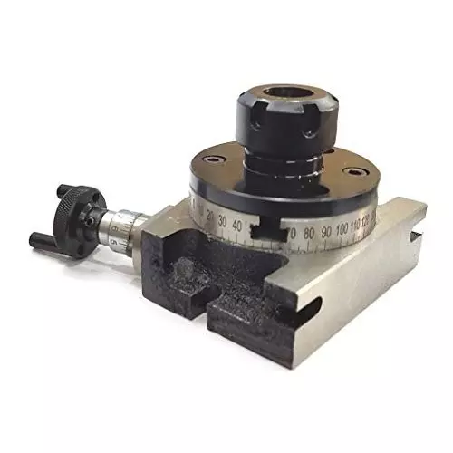 Assorts Collet Adaptor Cast Iron and Alloy Tool Steel M6 75 mm (3 Inch) ER25 Adapter for Rotary Table- 4 Slots
