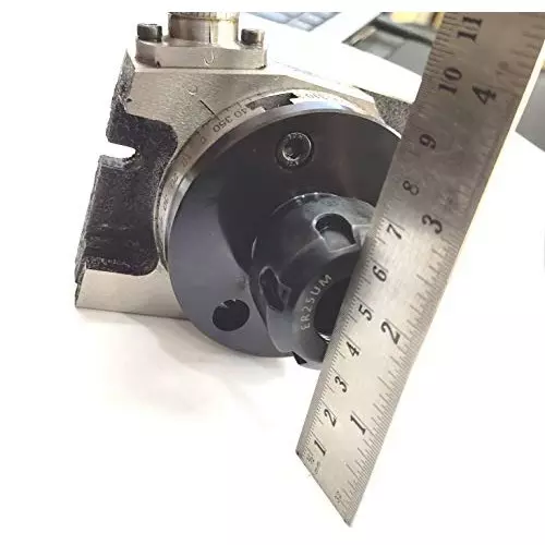 Assorts Collet Adaptor Cast Iron and Alloy Tool Steel M6 75 mm (3 Inch) ER25 Adapter for Rotary Table- 4 Slots