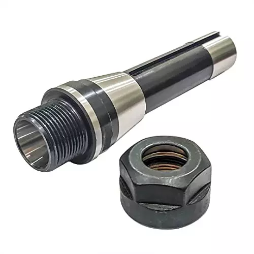 Assorts Collet Chuck Adaptor Alloy Steel 7/16 UNF R8 Shank Drawbar Thread ER16 & ER20 Adapter (Pack of 2)
