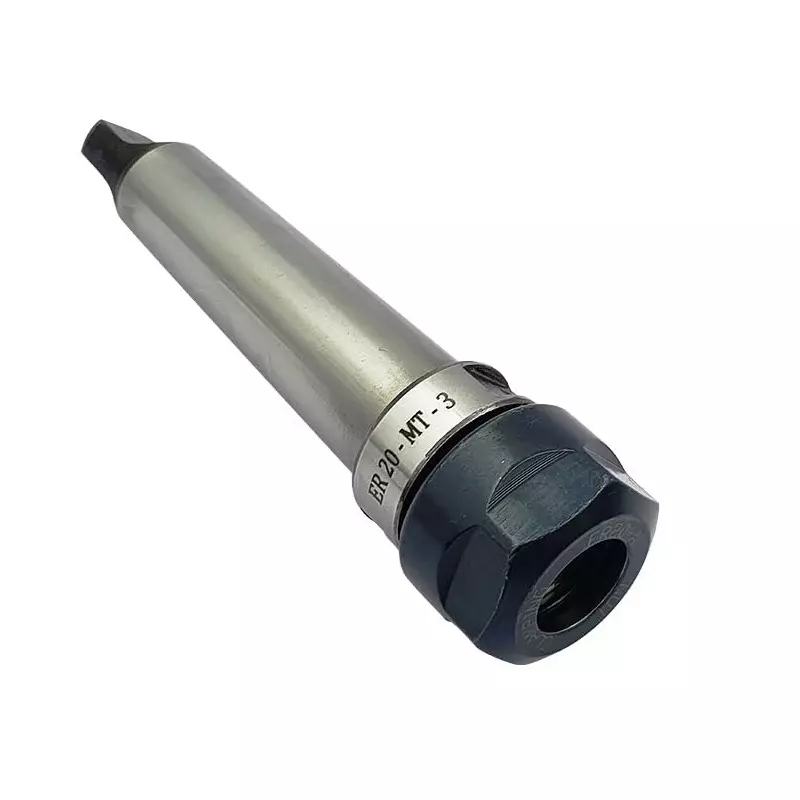A.D INTERNATIONAL ER Collet Adapter with ER20 Collet Head, MT3 Shank Teng Style for Milling Machine, Work Holding, DE-TGUB-M7LS