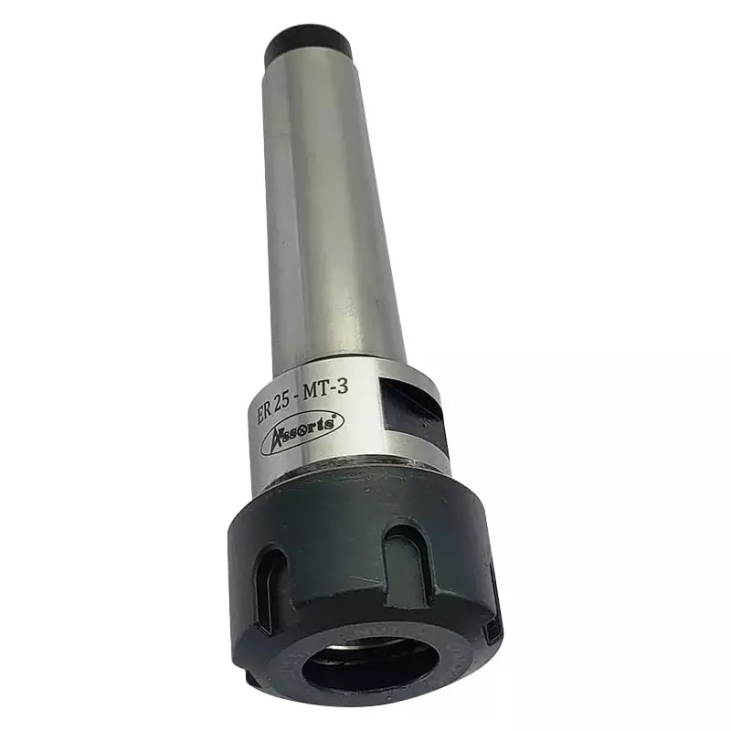 Assorts ‎ER25 ER Collet Adapter ‎Metal Ground Finish Tool Steel ‎ER25-MT3-Drawbar